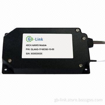 Athermal AWG module (AAWG), ITU DWDM 100G, Up to 40 Channels